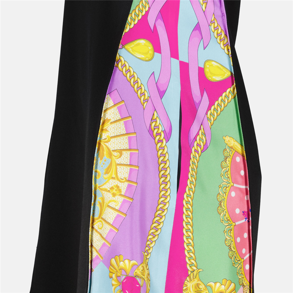 Vestidos Robe I Ventagli Versace Preto Femme