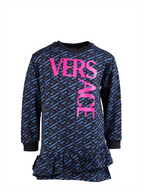 Bekleidung Robe La Greca Versace Blau Kinder