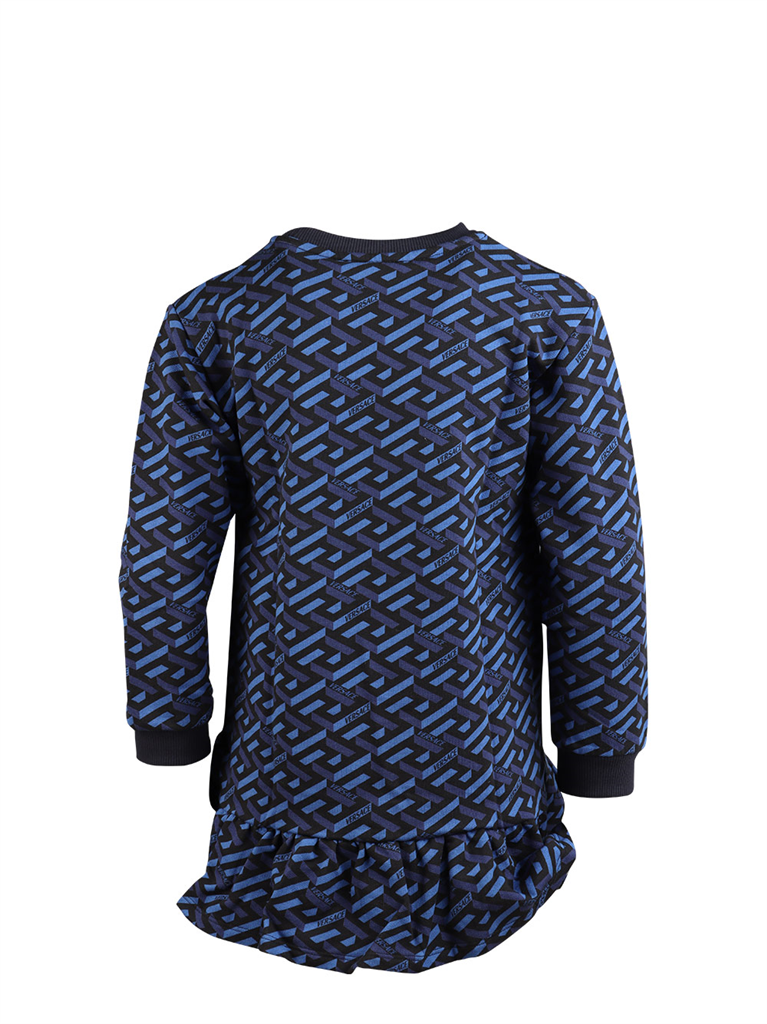 Bekleidung Robe La Greca Versace Blau Kinder