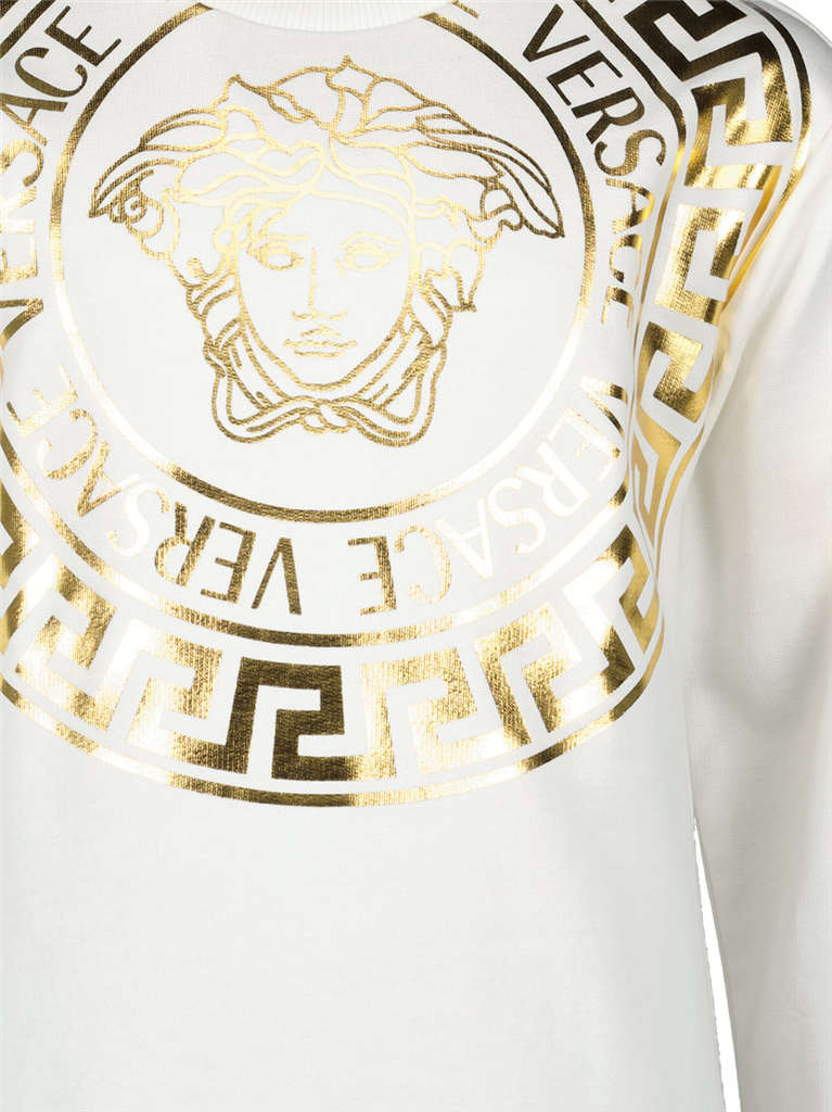 Abbigliamento Robe La Medusa Versace Bianco Bambini