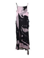 Kleider Robe liquid melt Off-White Schwarz Femme