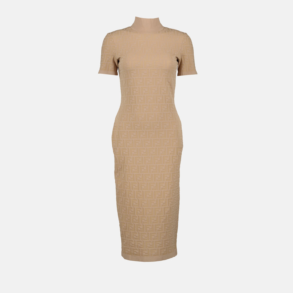Abiti Robe lunga Fendi Beige Femme