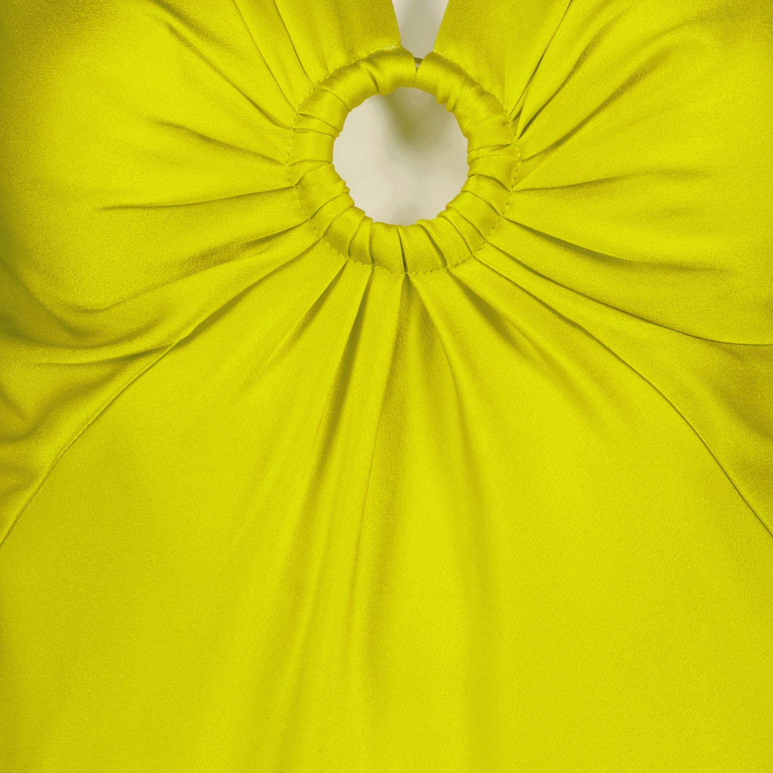 Vestidos Robe en satin Stella McCartney Amarelo Femme