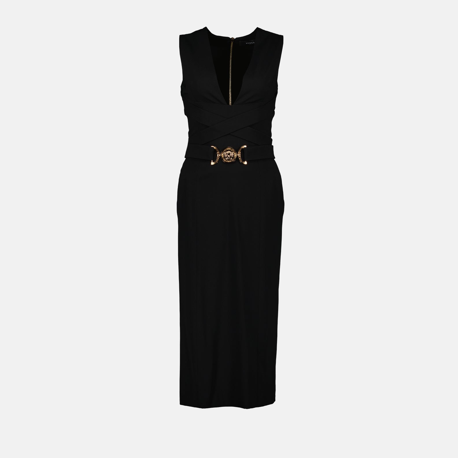 Kleider Robe Medusa 95 Versace Schwarz Femme
