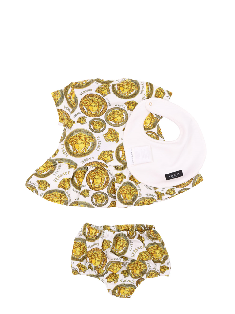 Bekleidung Robe Medusa Versace Weiß Kinder