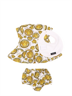 Bekleidung Robe Medusa Versace Weiß Kinder