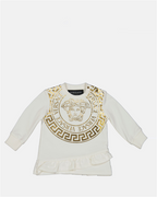 Bekleidung Robe Medusa Greca Versace Weiß Kinder