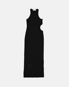 Kleider Robe Meteor Off-White Schwarz Femme