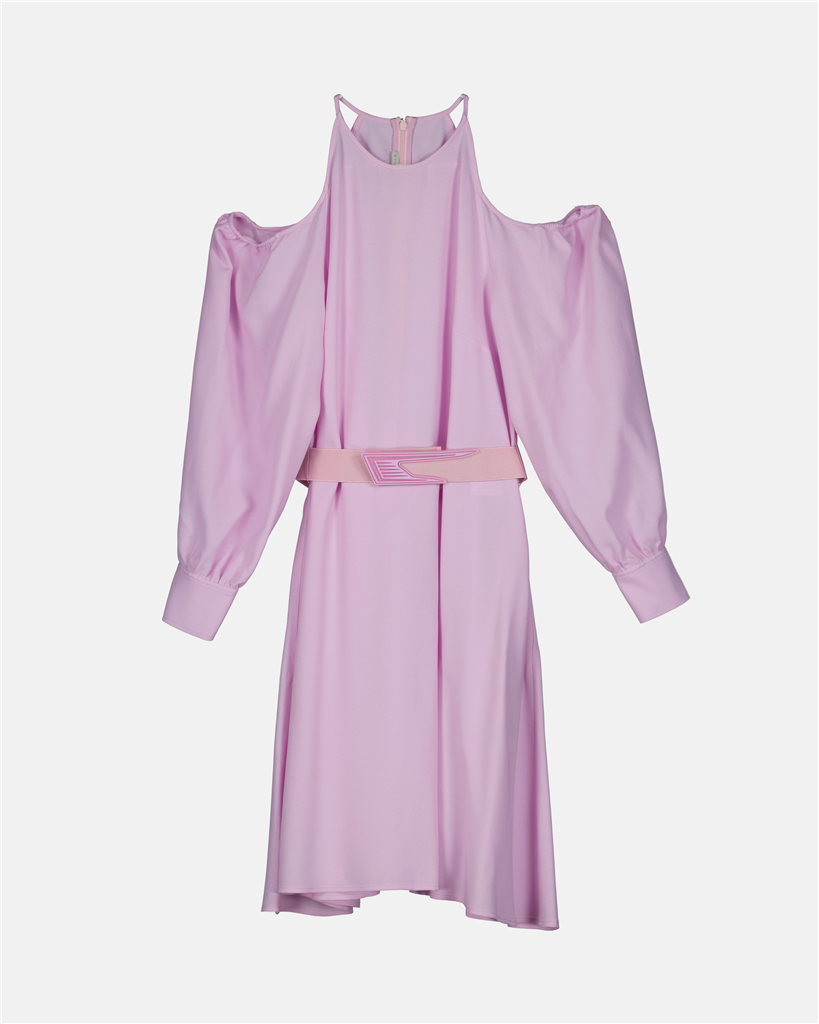 Kleider Robe mi-longue Stella McCartney Rosa Femme