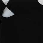 Kleider Robe à découpe Ami PARIS Schwarz Femme