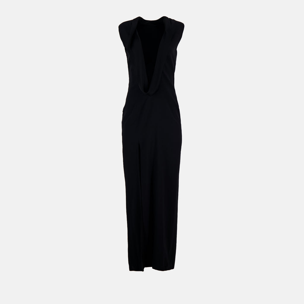 Vestidos Vestido com decote bénitier Versace Preto Femme