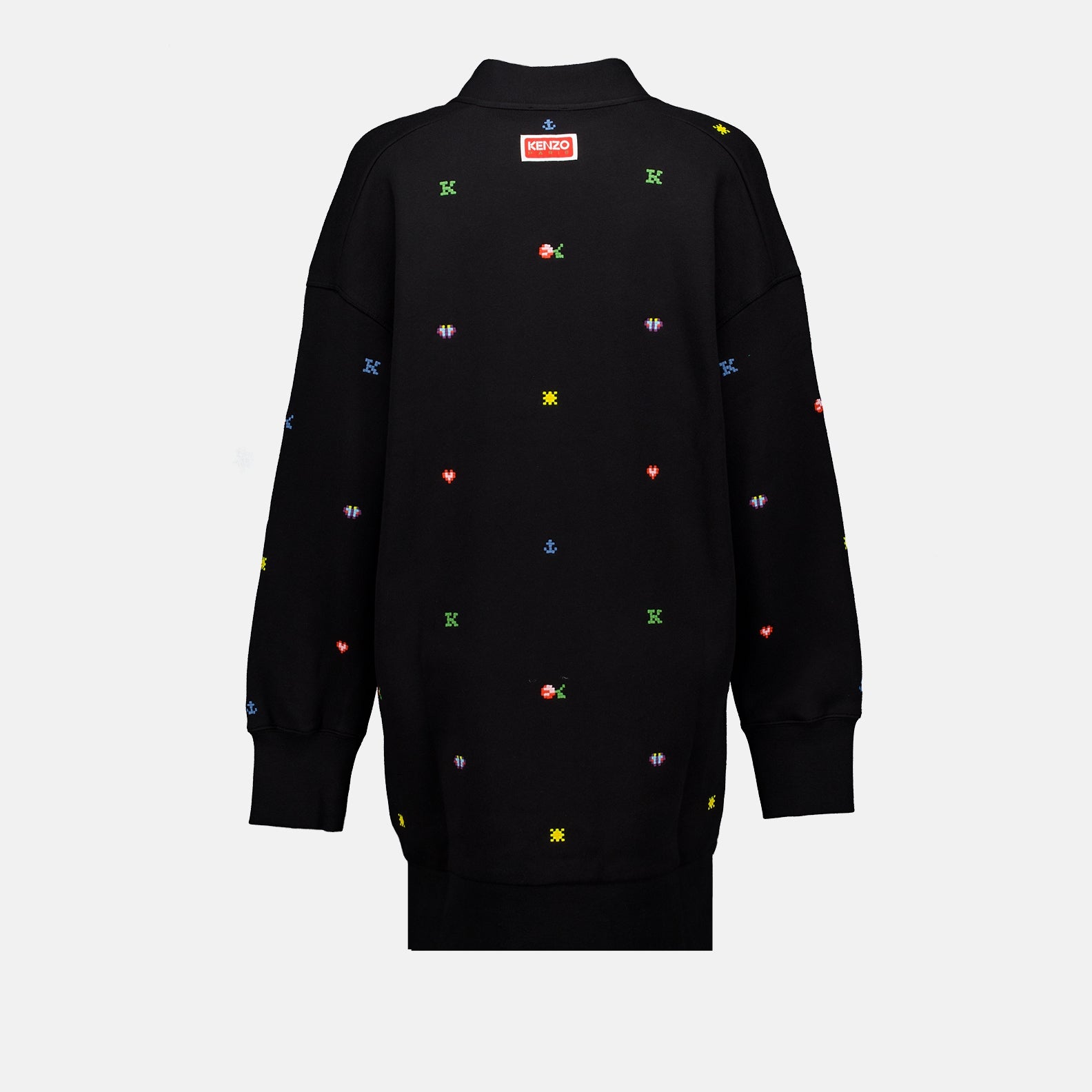 Vestidos Robe Kenzo Pixels Kenzo Preto Femme