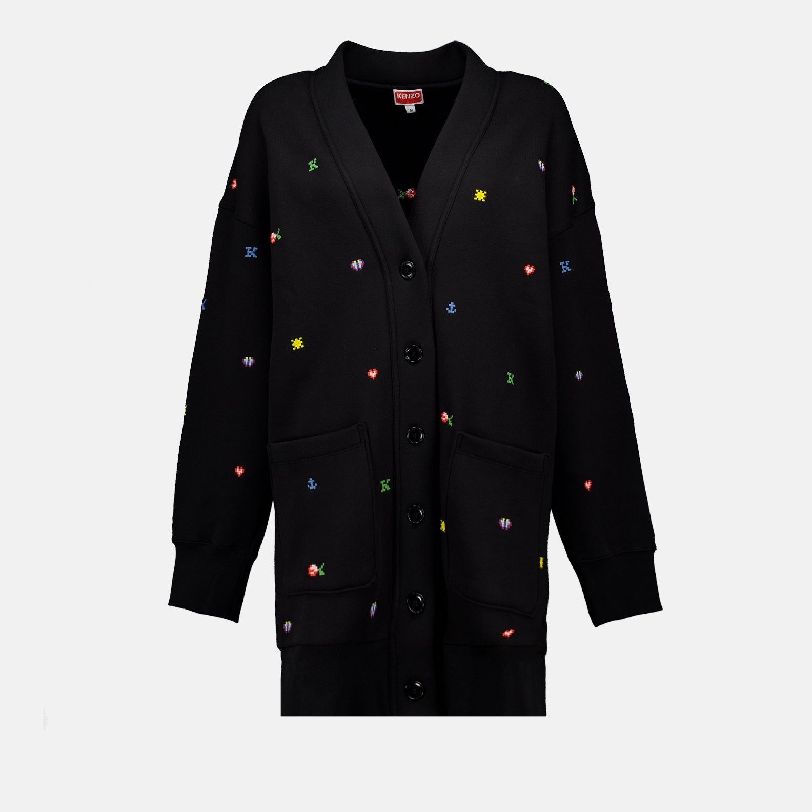 Vestidos Robe Kenzo Pixels Kenzo Preto Femme