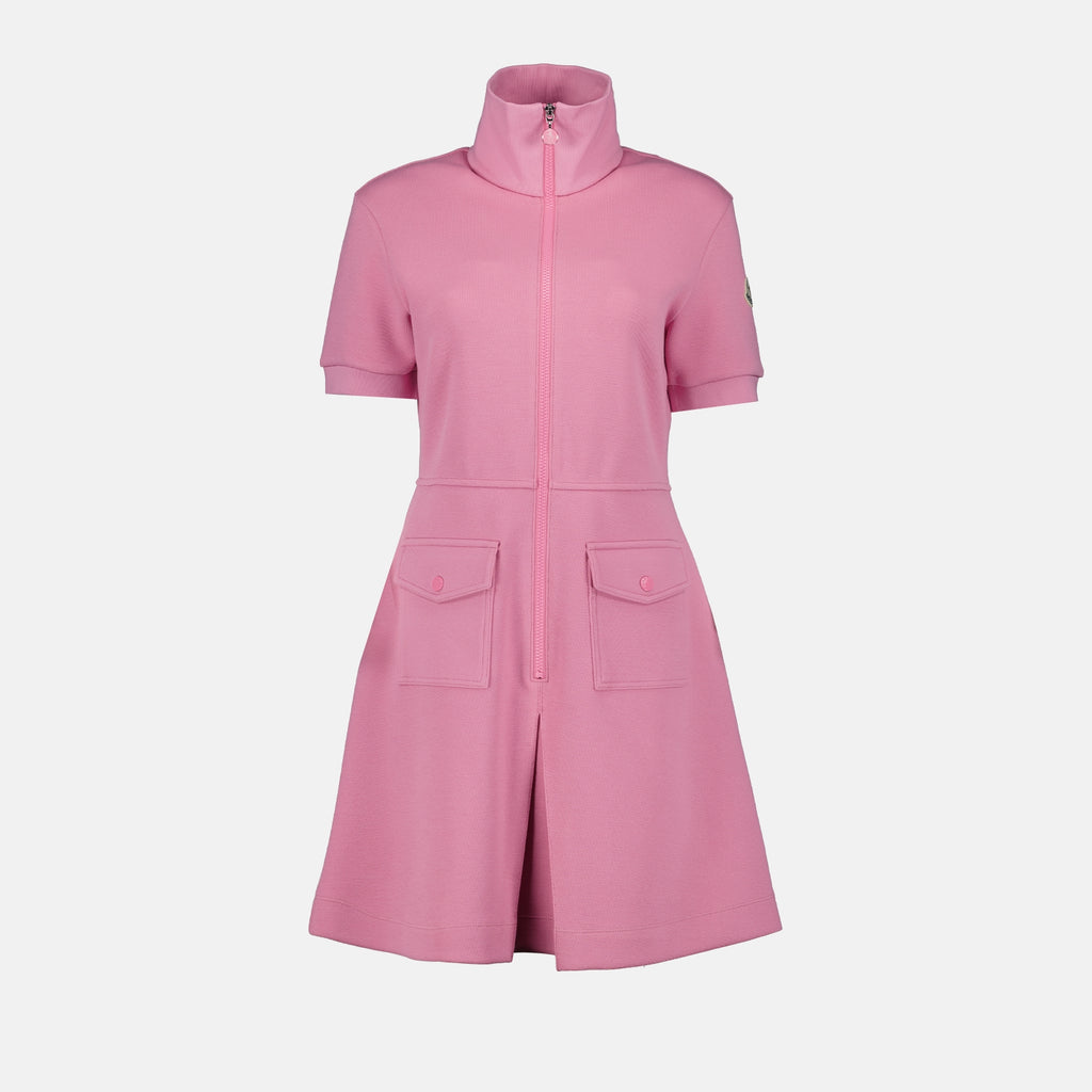 드레스 Robe polo Moncler 분홍색 Femme