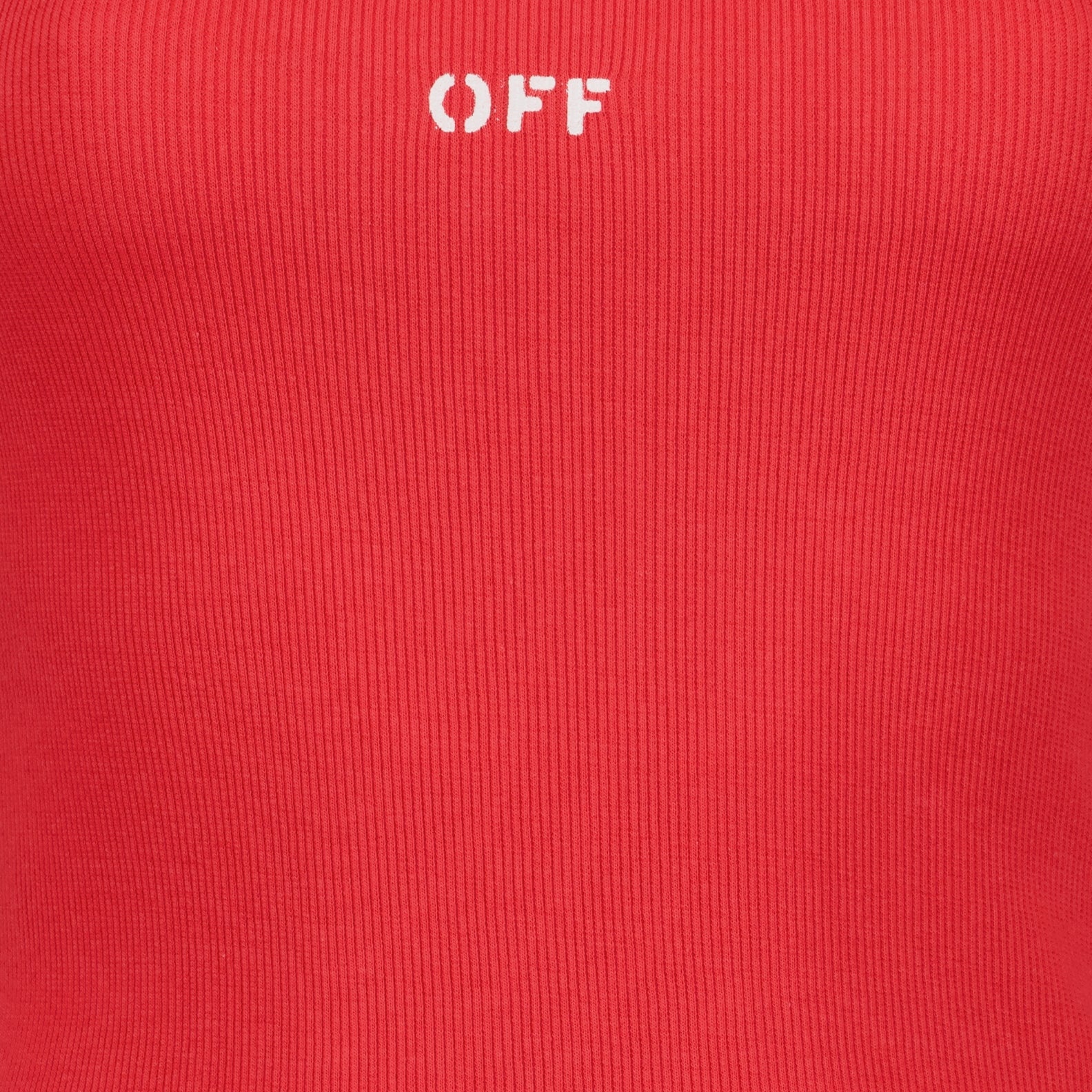 드레스 Robe Off Stamp Off-White 빨간색 Femme