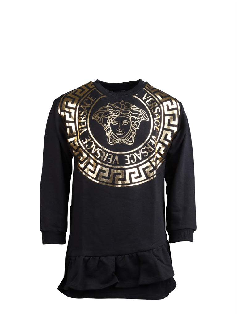 Vêtements Robe sweat La Medusa Versace Noir Enfants