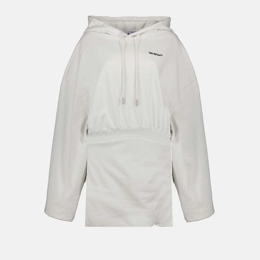 Robes Robe sweatshirt Off-White Blanc Femme