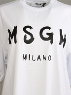Abiti Robe T-shirt MSGM Bianco Femme