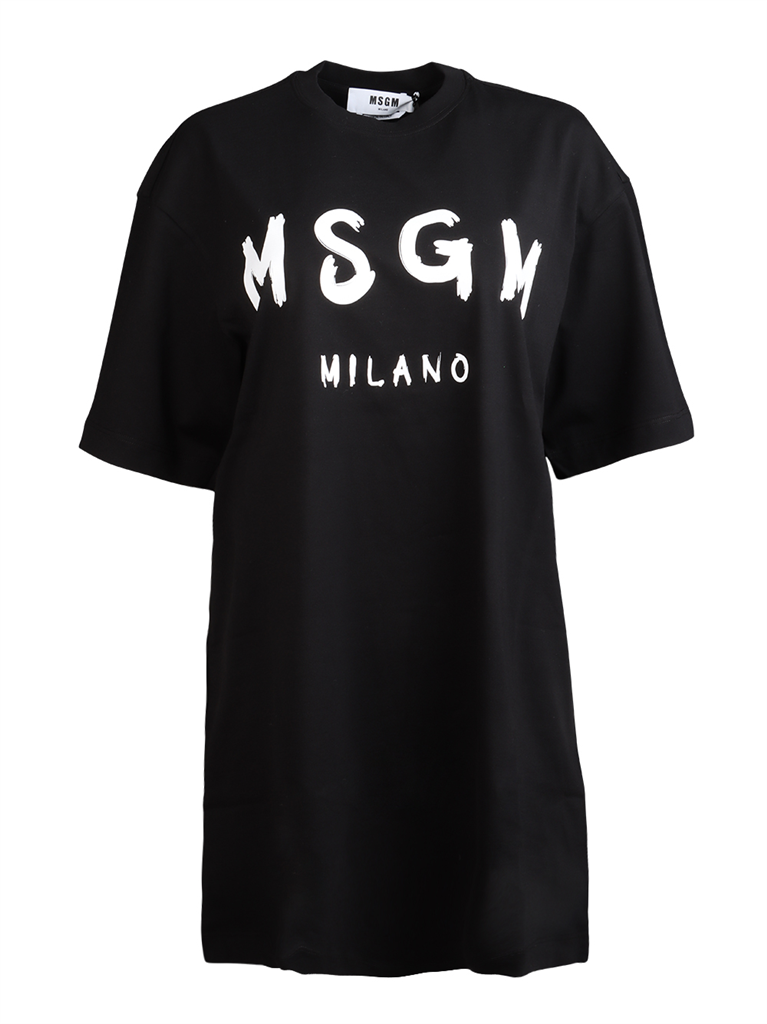 ドレス Tシャツワンピース MSGM 黒 女性