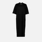Vestidos Robe T-shirt Palm Angels Negro Femme