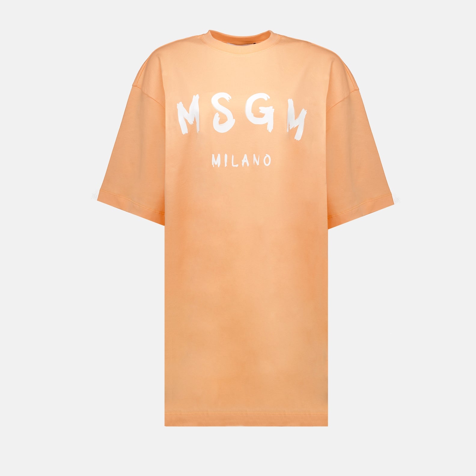 Robes Robe T-shirt MSGM Orange Femme