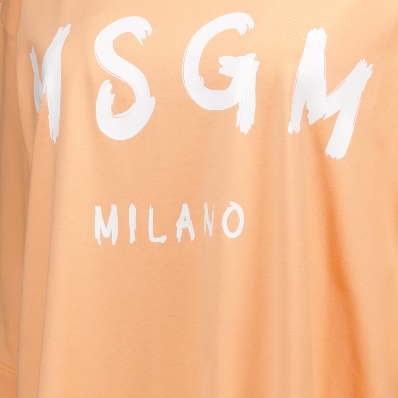 Robes Robe T-shirt MSGM Orange Femme