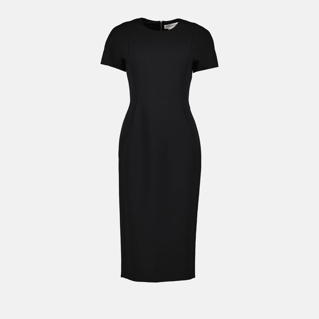 Vestidos Robe t-shirt Spiral Victoria Beckham Negro Femme