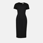 Vestidos Robe t-shirt Spiral Victoria Beckham Negro Femme