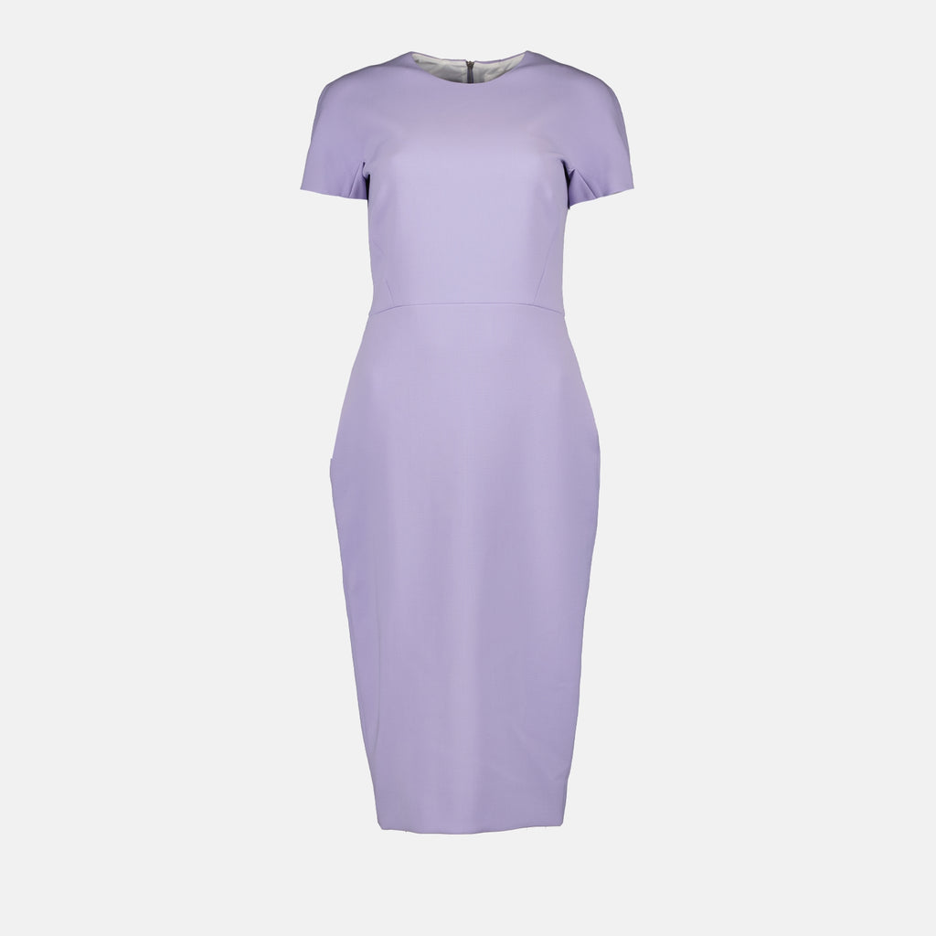 Vestidos Robe t-shirt Spiral Victoria Beckham Púrpura Femme