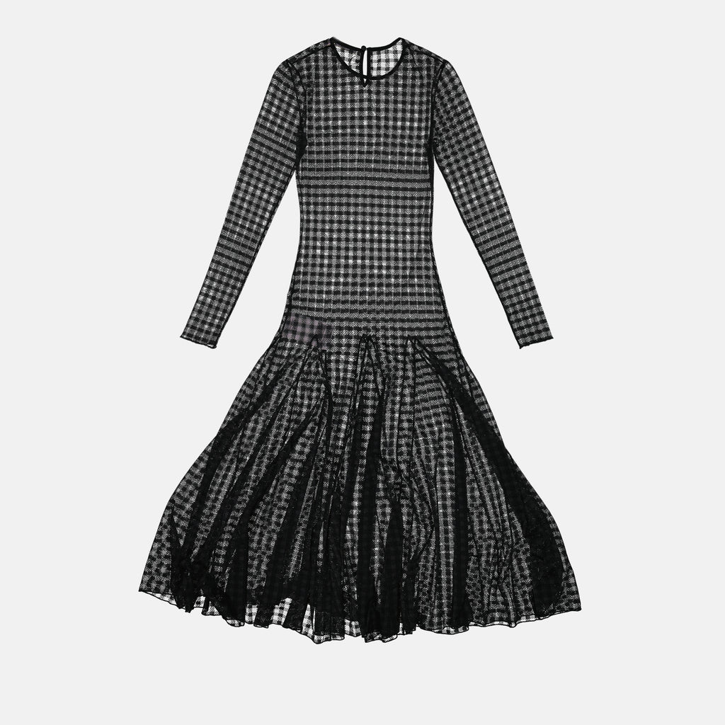 Robe Vichy en résille