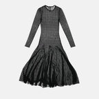 Robe Vichy en résille