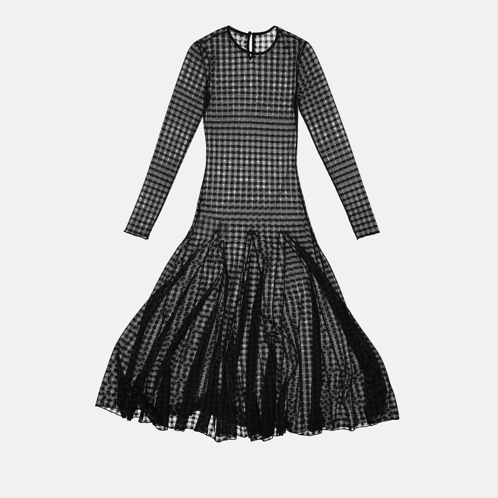 Robe Vichy en résille