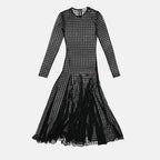 Robe Vichy en résille
