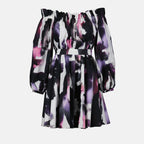 Abiti Robe Watercolour Graffiti Alexander McQueen Nero Femme