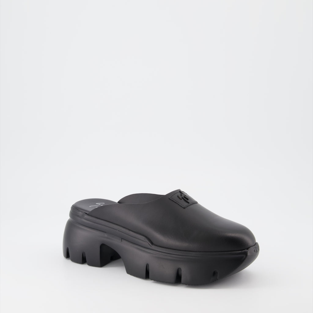 オープントゥシューズ サボ アポカリプス Giuseppe Zanotti 黒 女性