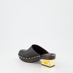 Zapatos abiertos Sabots Baguette Fendi Negro Femme