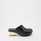 Zapatos abiertos Sabots Baguette Fendi Negro Femme