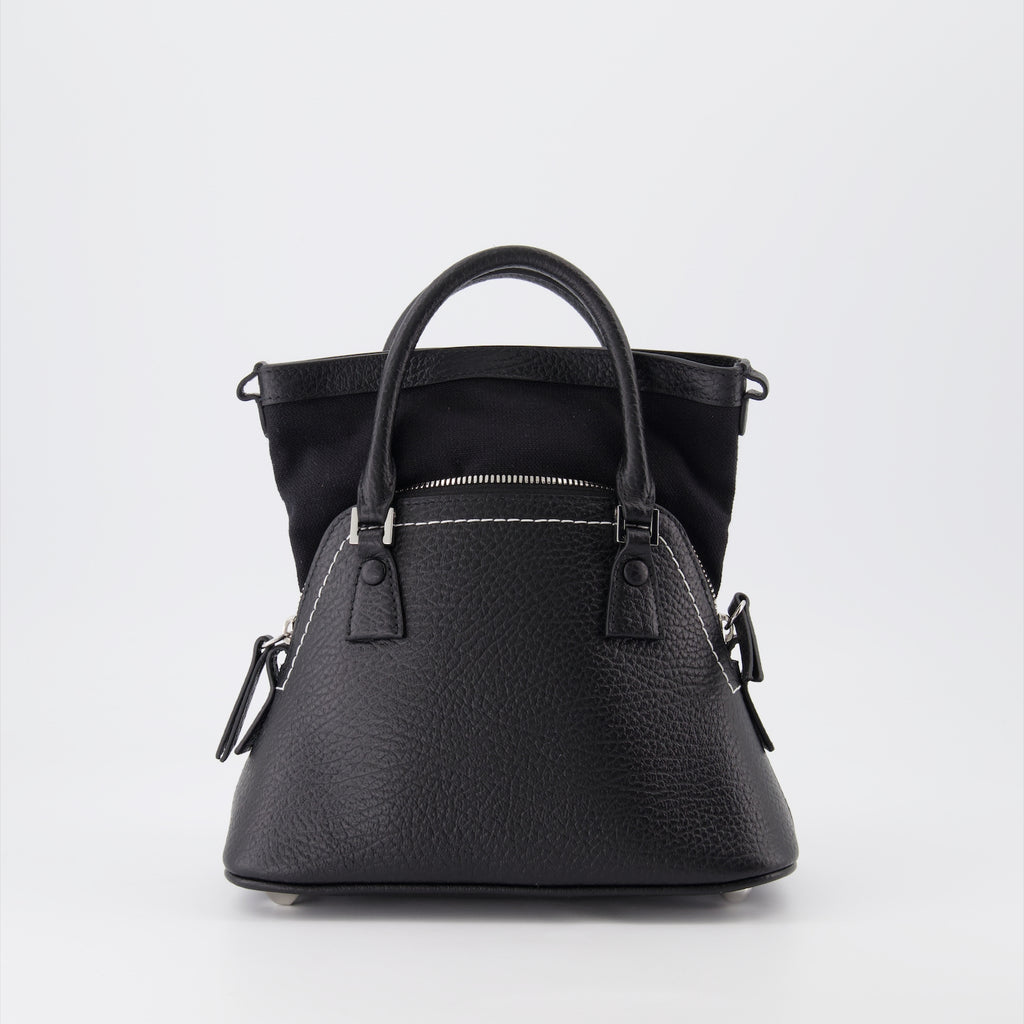 Borse a mano e a spalla Sac 5AC Classique Micro Maison Margiela Nero Femme