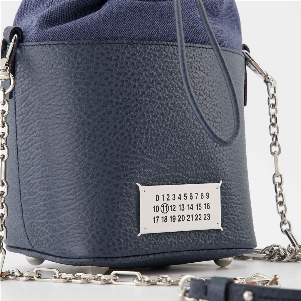 Sacs à main et épaule Sac 5AC seau Maison Margiela Bleu Femme