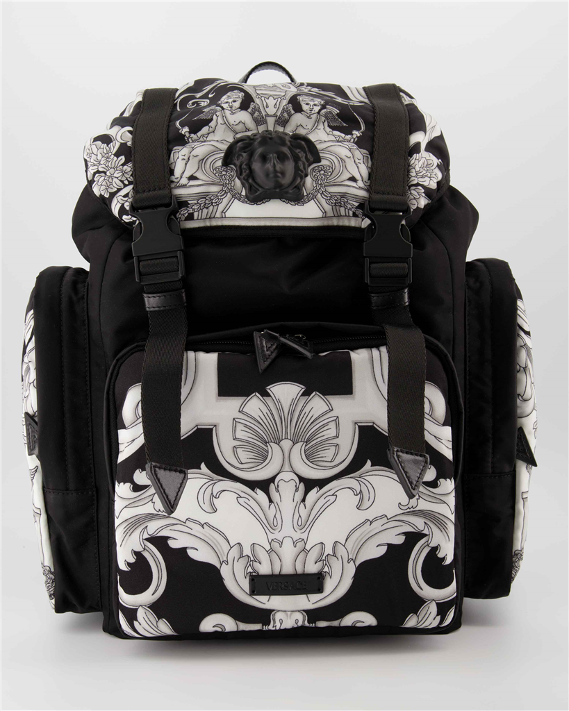 Zaini Sac à dos Barocco Versace Nero Homme