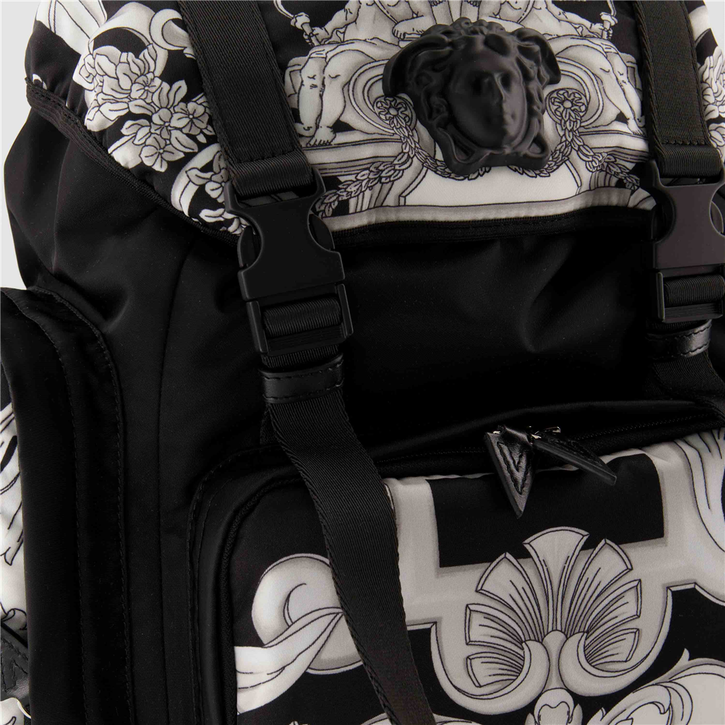 Zaini Sac à dos Barocco Versace Nero Homme