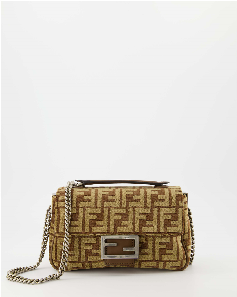 Borse a tracolla Sac Baguette FF Marron Fendi Marrone Femme