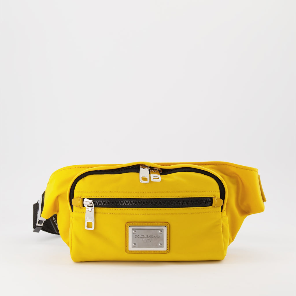 벨트백 Sac banane en nylon Dolce & Gabbana 노란색 Homme