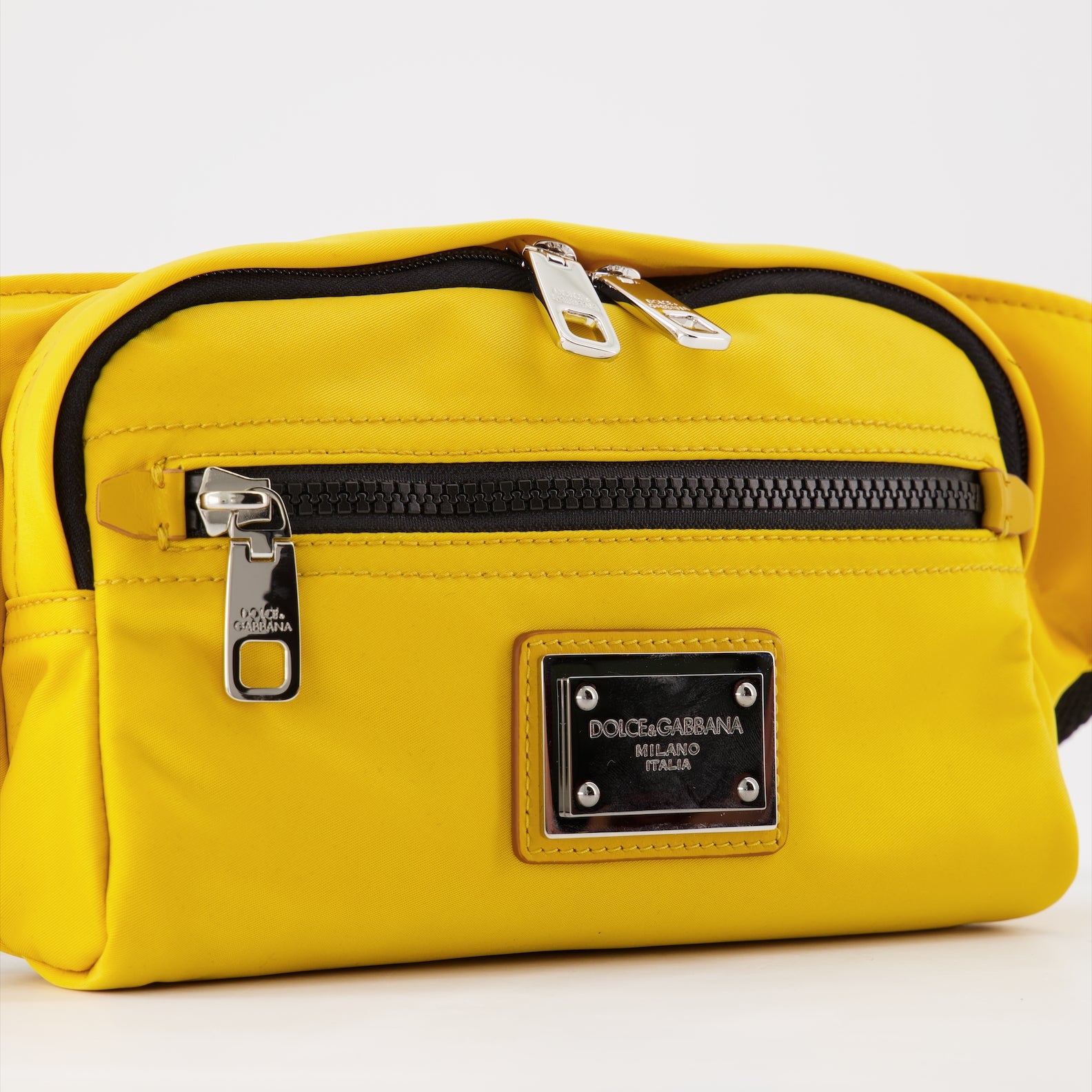 벨트백 Sac banane en nylon Dolce & Gabbana 노란색 Homme