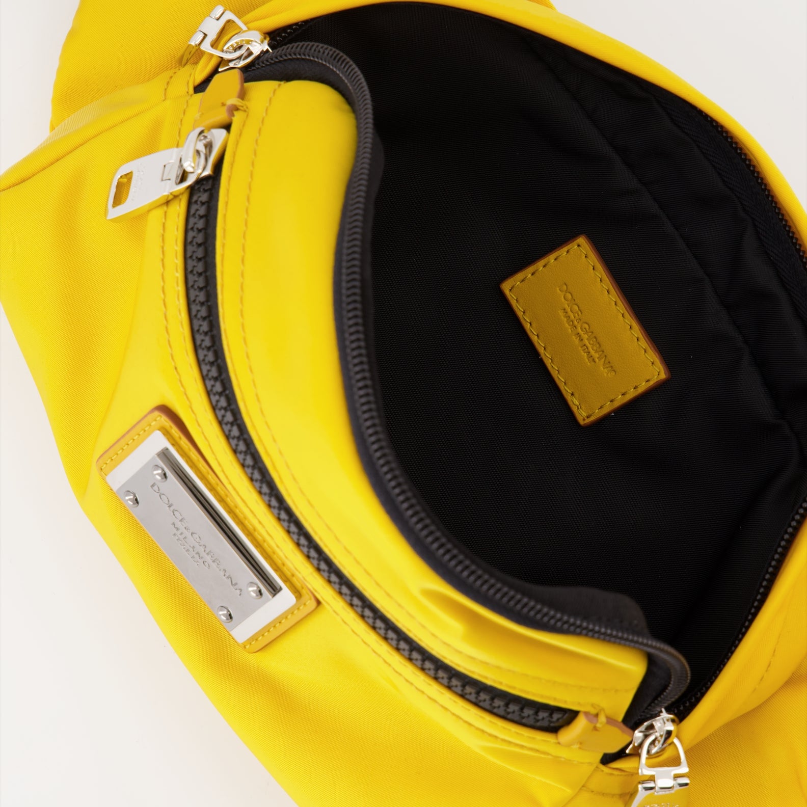 벨트백 Sac banane en nylon Dolce & Gabbana 노란색 Homme