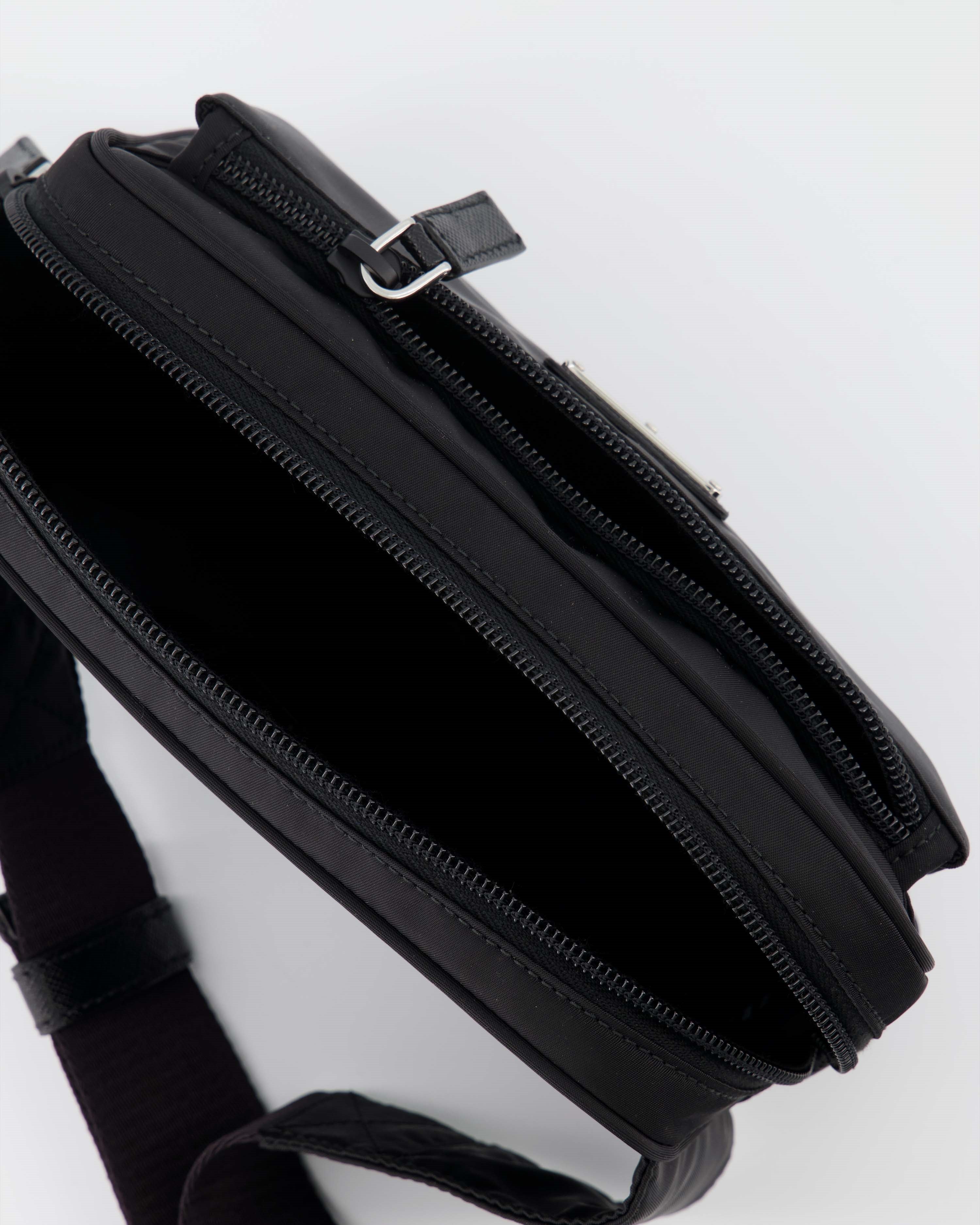 Bolsas de cinto Sac banane en Re-Nylon Prada Preto Homme