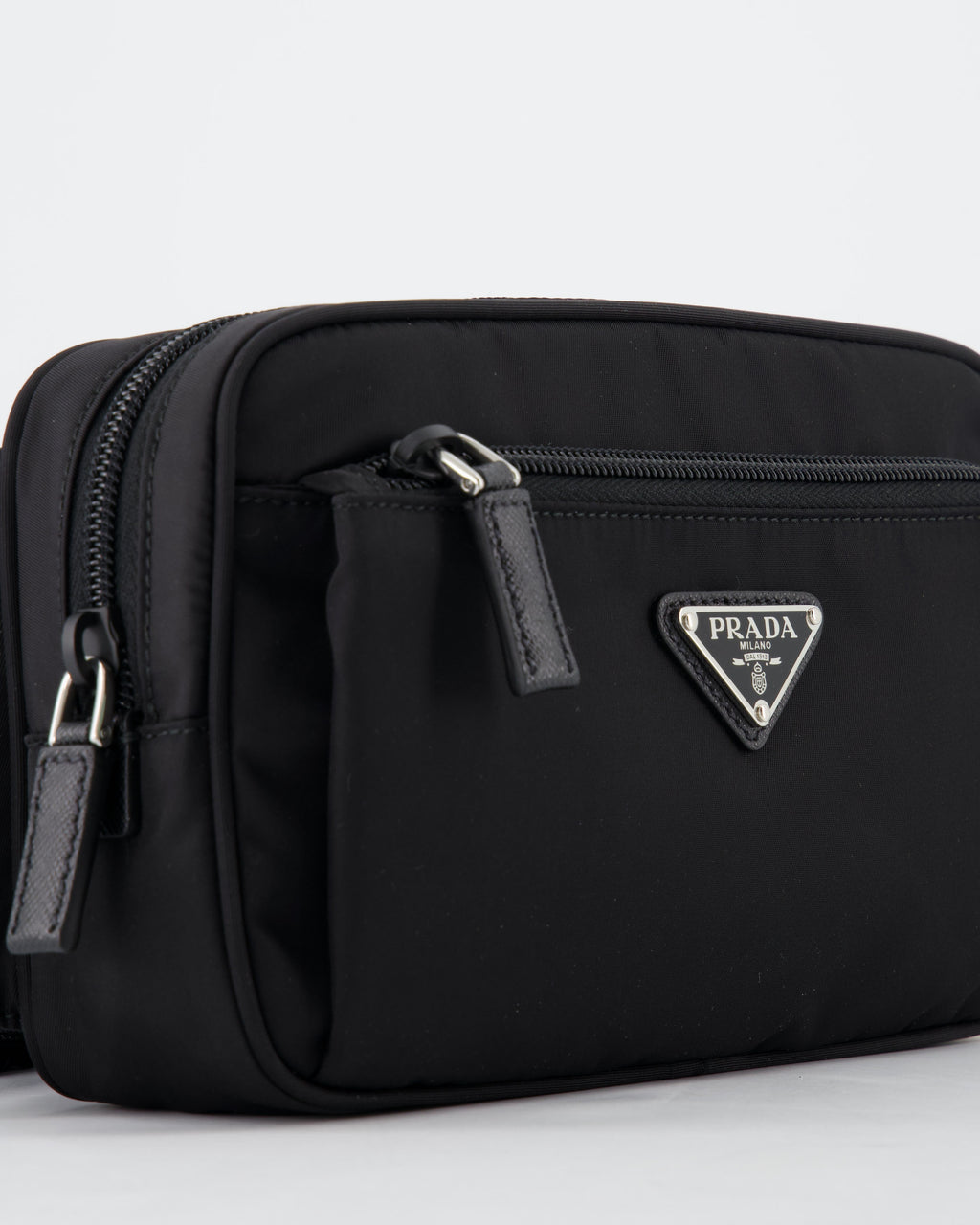 Bolsas de cinto Sac banane en Re-Nylon Prada Preto Homme