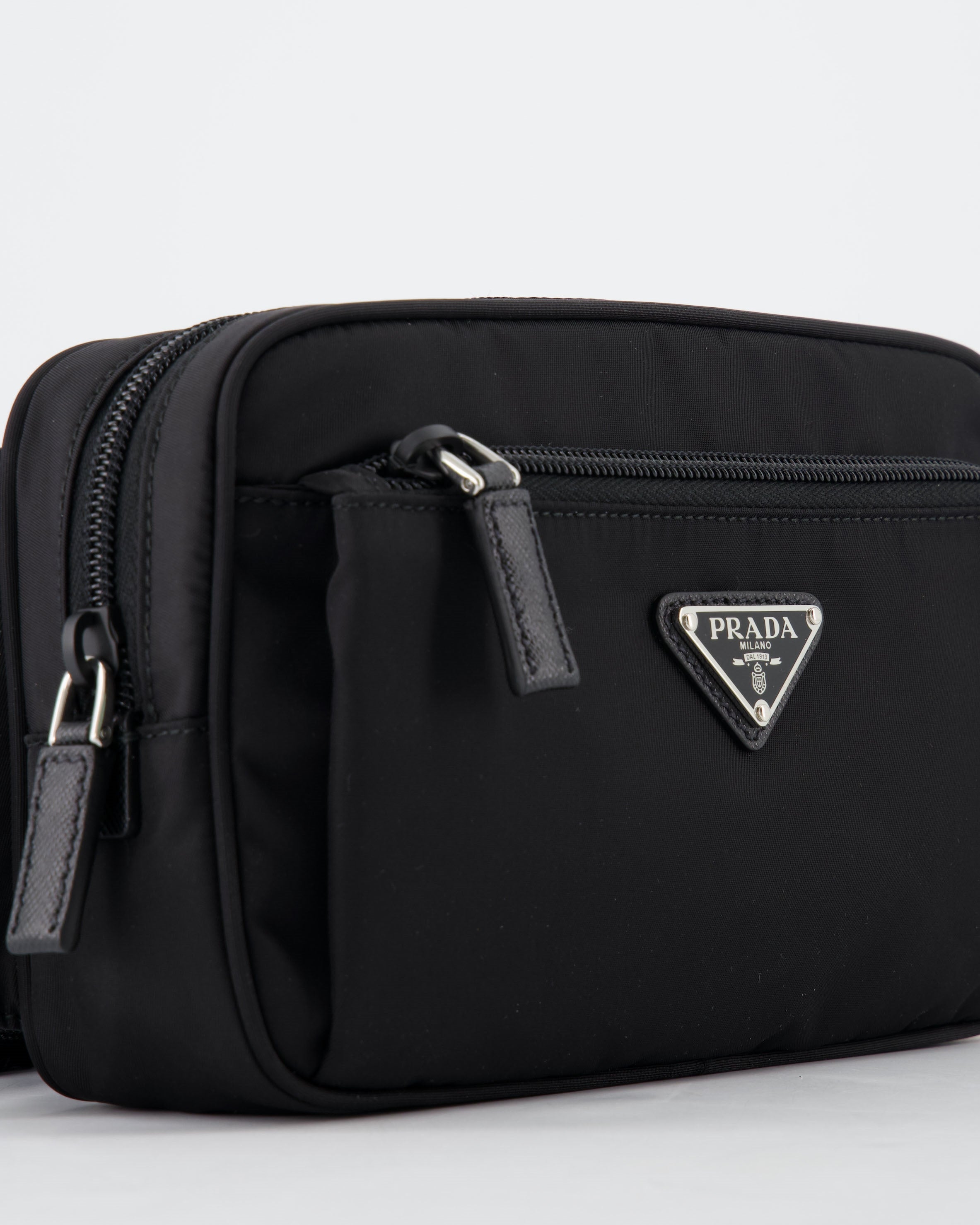Bolsas de cinto Sac banane en Re-Nylon Prada Preto Homme