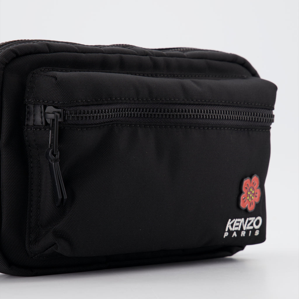 ベルトバッグ ケンゾー クレスト ファニーパック Kenzo 黒 男