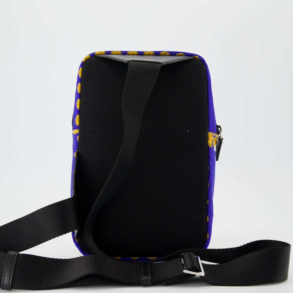 Umhängetaschen Sac bandoulière Barocco Versace Blau Homme